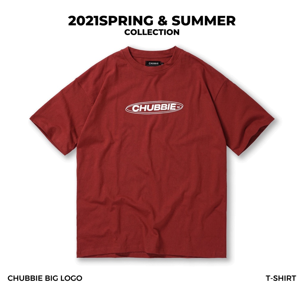 Áo thun tay lỡ CHUBBIE phông Unisex nam nữ Cotton 250gsm oversize form rộng Big Logo nhiều màu
