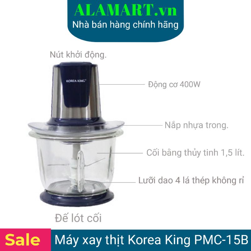 Máy Xay Thịt Korea King PMC-15B (1.5L)