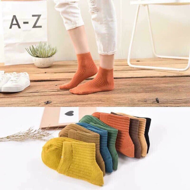 [CAO CẤP LOẠI 1] Tất Nữ Cổ Cao Combo 10 đôi vớ gân cổ cao MÓC CÂU xịn đẹp
