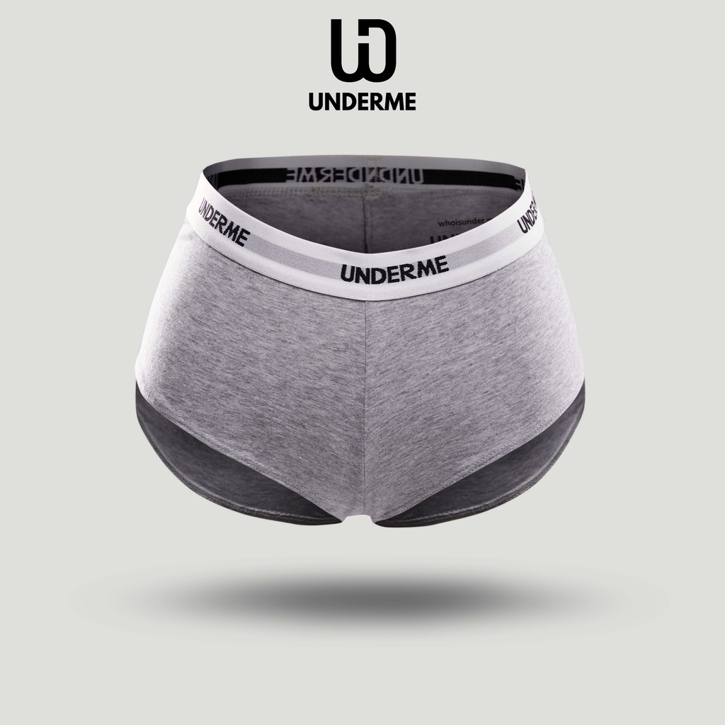 Quần lót nữ cotton Underme BOYSHORT kiểu dáng ngang đùi kín đáo khi mặc váy ngắn - UDM007
