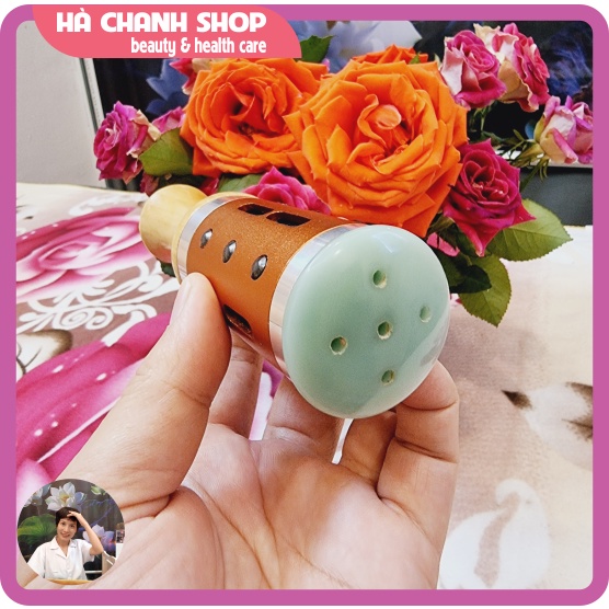 Con Lăn Xông Ngải Cứu Gua Sha Massage Mặt Ngải Cứu Chăm Sóc Da Săn Chắc Chống Lão Hóa Da