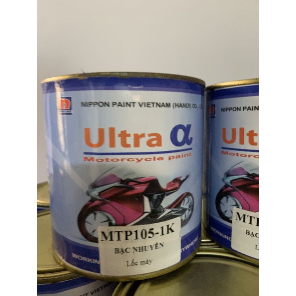 Màu bạc nhỏ mã MTP105-1K Càng -Hộp xích (Sơn ôtô xe máy)