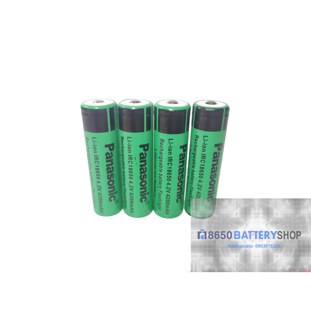 [P23] Pin Giá rẻ Li-ion Panasonic ARC 18650 4.2v đầu nhọn dung lượng thật 1200mah - bao bì có thay đổi từ 2021