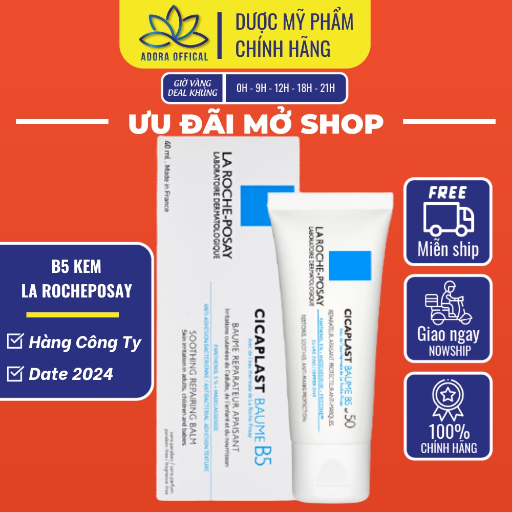 Kem dưỡng phục hồi dịu da La Roche Posay Cicaplast Baume B5 ( 40mL )