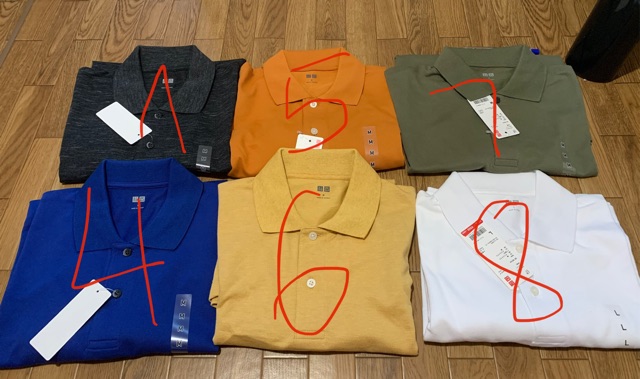 Áo polo nam Uniqlo Nhật