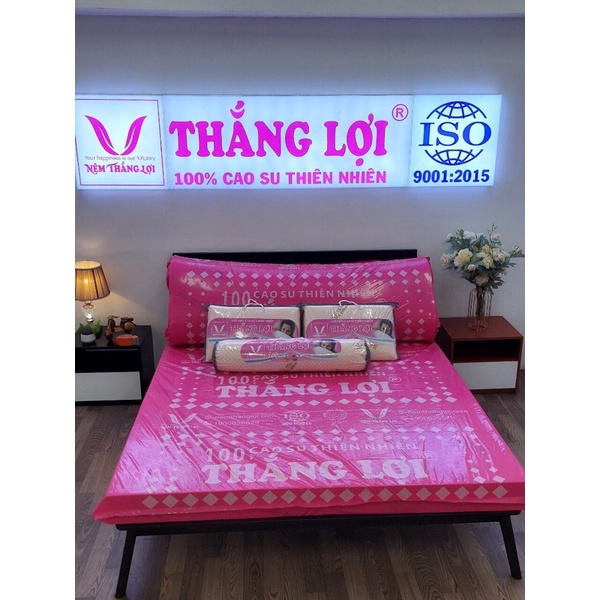 (BH 15 năm) Nệm 5cm Nệm cao su thiên nhiên 100% Thắng Lợi 5cm khuyến mãi kèm quà. free ship toàn quốc