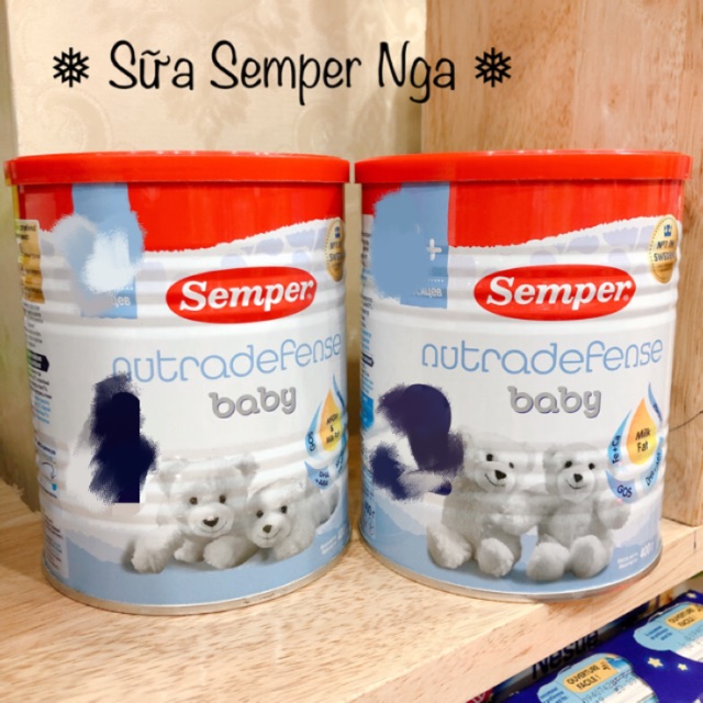 Sữa Semper Nga đủ số 400gr