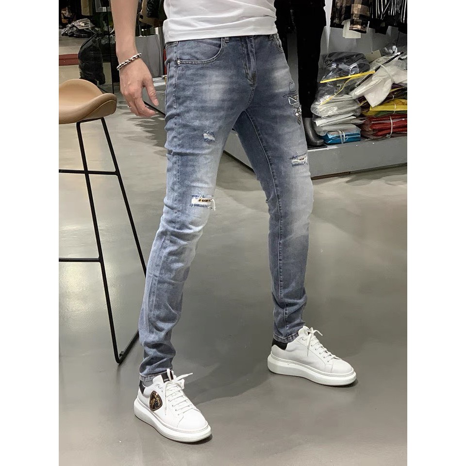 Quần Jean Nam - Quần Bò Nam co dãn ôm form tôn dáng chuẩn, quần jean thời trang cao cấp nam Muradfashion mẫu NT501 | BigBuy360 - bigbuy360.vn