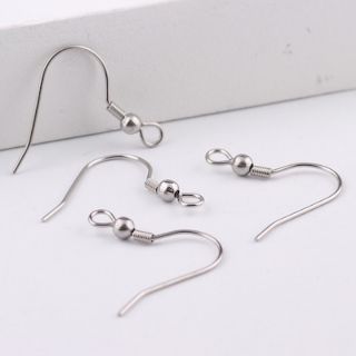 Khoen bông tai phụ kiện trang sức< earring hook> Không rỉ sét- Không chứa Cadmium/ Lead/ Zinc/Nickel
