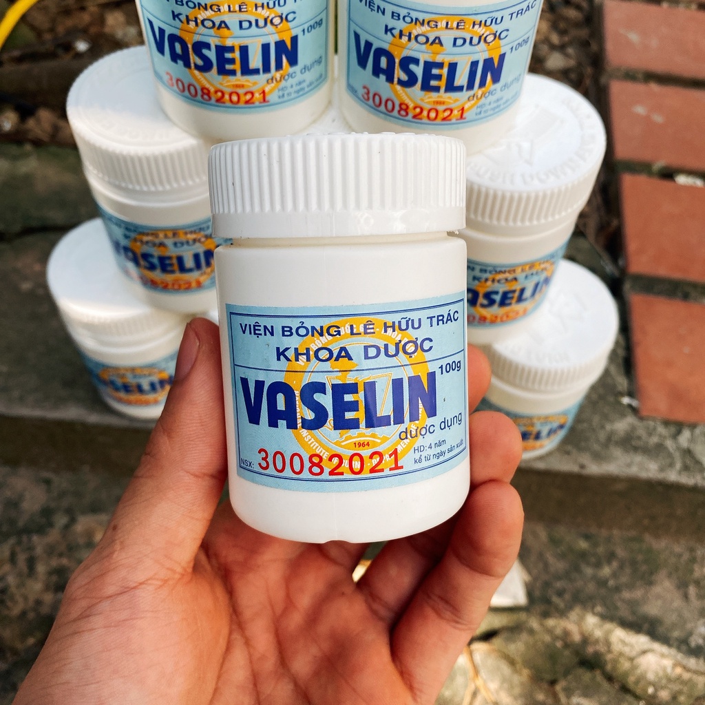 Kem Nẻ Vaselin Hộp 100g, Sáp Dưỡng Ẩm Chống Nẻ Dùng Cho Mọi Loại Da, An Toàn Cho Trẻ Nhỏ