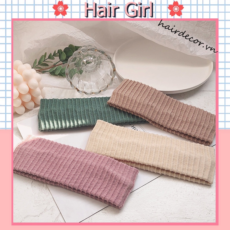 Băng Đô Len Co Giãn Phong Cách Hàn Quốc