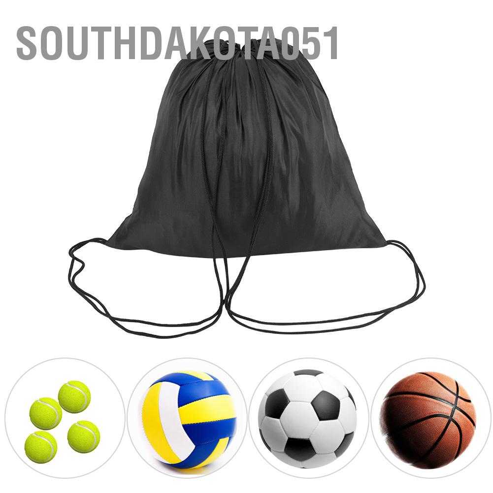 Southdakota051 Portable Ball Bag Pouch Double Storage Holder for Basketball Football Volleyball Tennis