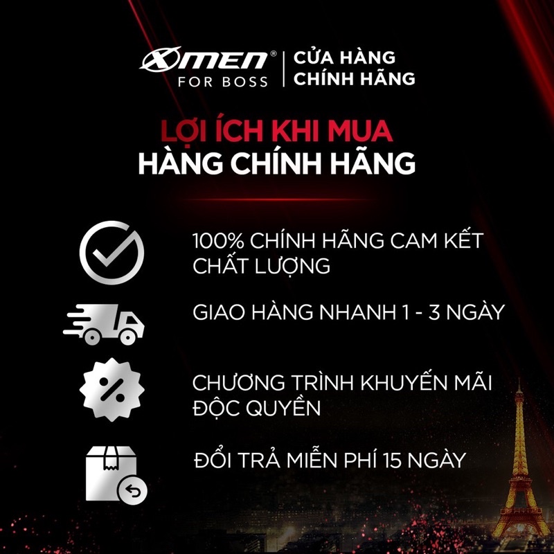 Xịt khử mùi X-Men For Boss Intense - Mùi hương trầm đầy nội lực 150ml