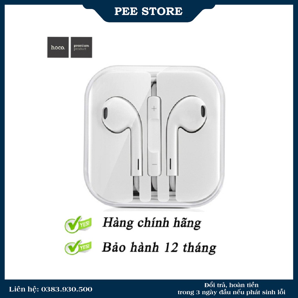 Tai Nghe Nhét Tai Hoco M1 Chính Hãng Dùng Jack 3.5mm - Pee Store