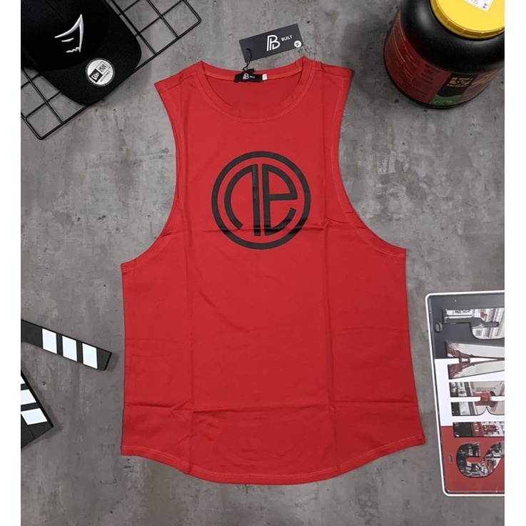 [sale sốc] tank top gym nam BUILT,áo ba lỗ thun Nam Cực chất