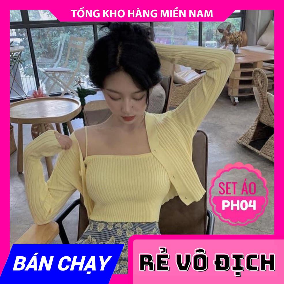 SET ÁO LEN QUẢNG CHÂU PH04 ❤ ẢNH THẬT ❤