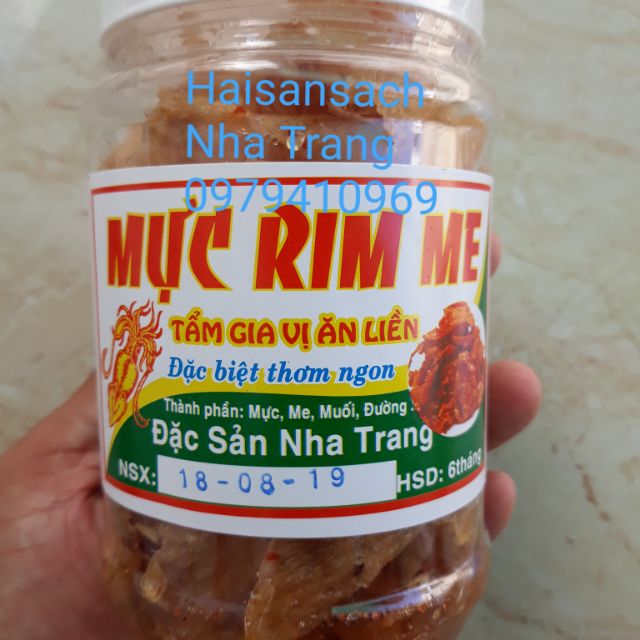 ☞ 200gr Mực cán rim me - Mực rim Nha Trang - Mực rim me cán