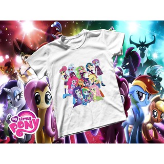 Áo thun Cotton Unisex - Movie - My Little Pony - Kỳ lân 7 màu dễ thương