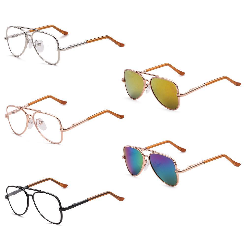 Gọng Kính Hình Oval Màu Cầu Vồng Dễ Thương Cho Búp Bê BJD 1 / 31 / 4