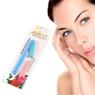 Dao cạo lông mày Ailin 2 lưỡi thép không gỉ