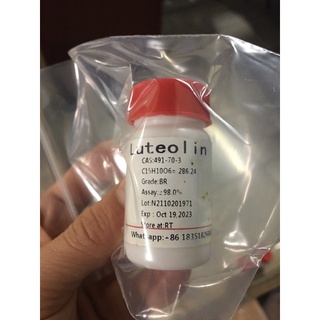 Hoá chất luteolin - cas 491-70-3 98% lọ 1g