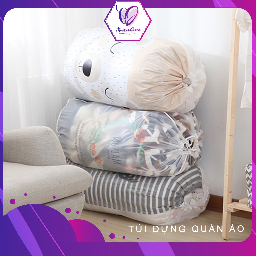 Túi đựng quần áo chăn màn chống thấm có dây rút Master Store