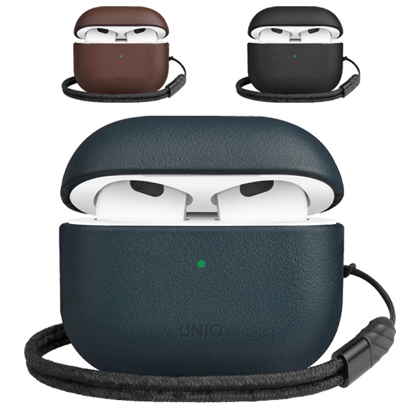Ốp Case UNIQ Terra Geniune Leather Dành Cho Airpods 3_ Hàng Chính Hãng
