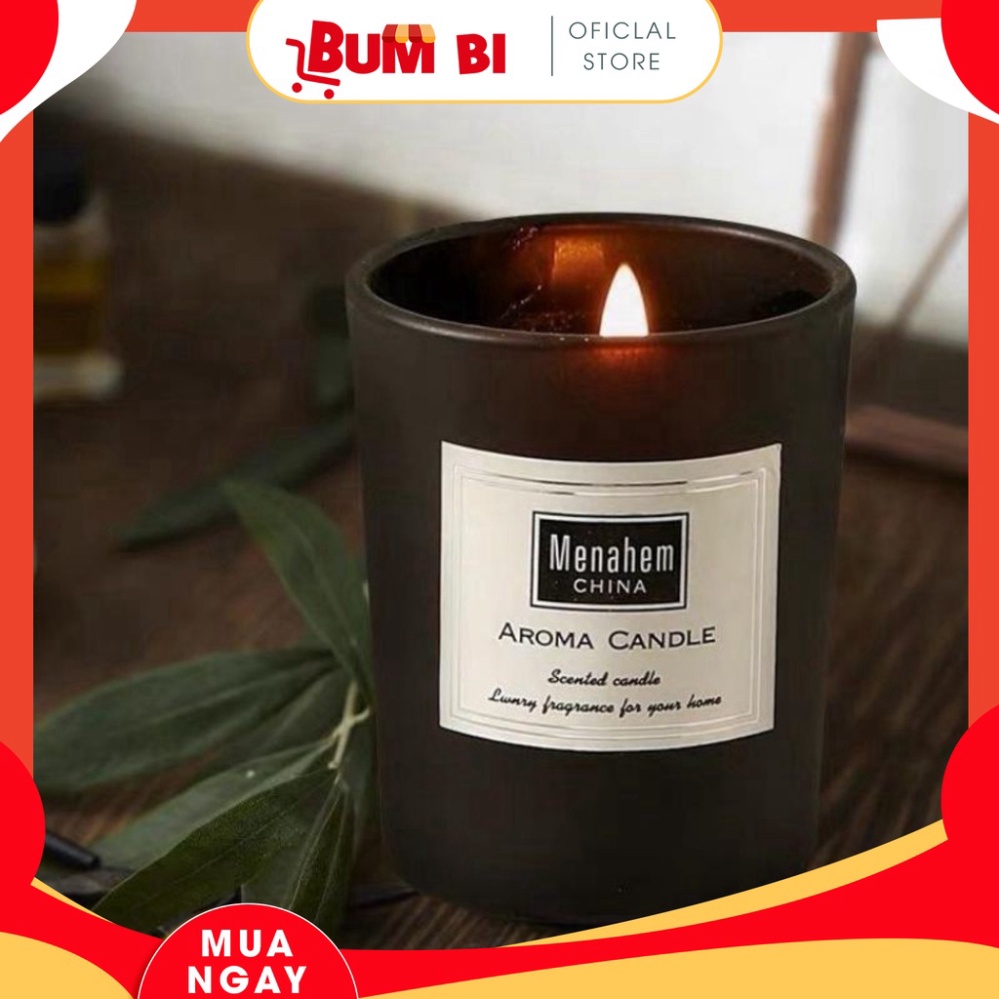 ✨ NẾN THƠM KHÔNG KHÓI, SÁP NẾN THƠM PHÒNG CAO CẤP MENAHEM - BUMBI