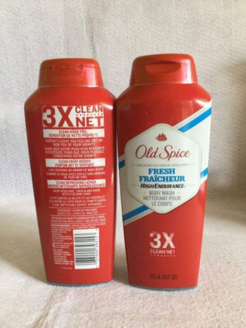 Sữa Tắm Old Spice Pure Sport 3X Clean Net 532ml