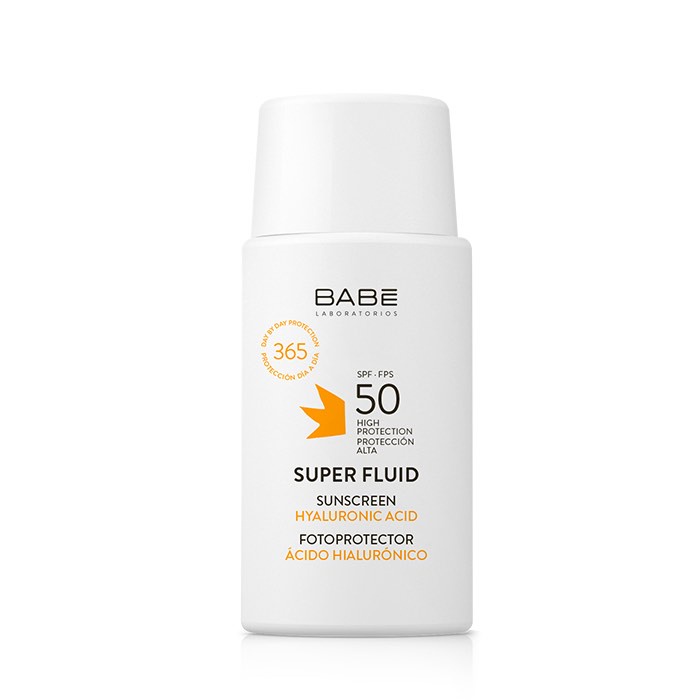 Kem chống nắng phổ rộng Babe Solar Super Fluid Screen SPF 50+