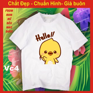 Áo thun vịt tik tok 4,chất đẹp,phông bao đổi trả vịt con tiktok