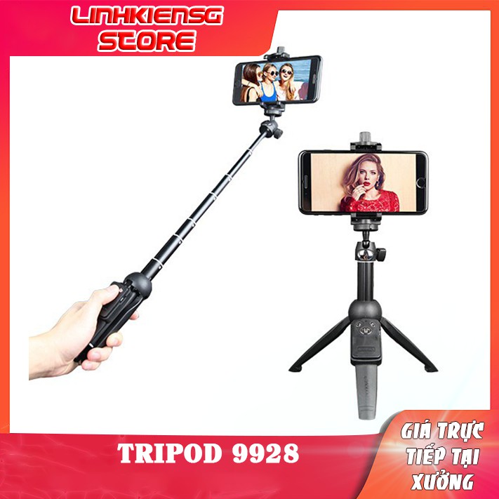 Gậy Chụp Hình Kiêm Tripod Đa Năng YT 9928 CHÍNH HÃNG YUNTENG | BigBuy360 - bigbuy360.vn