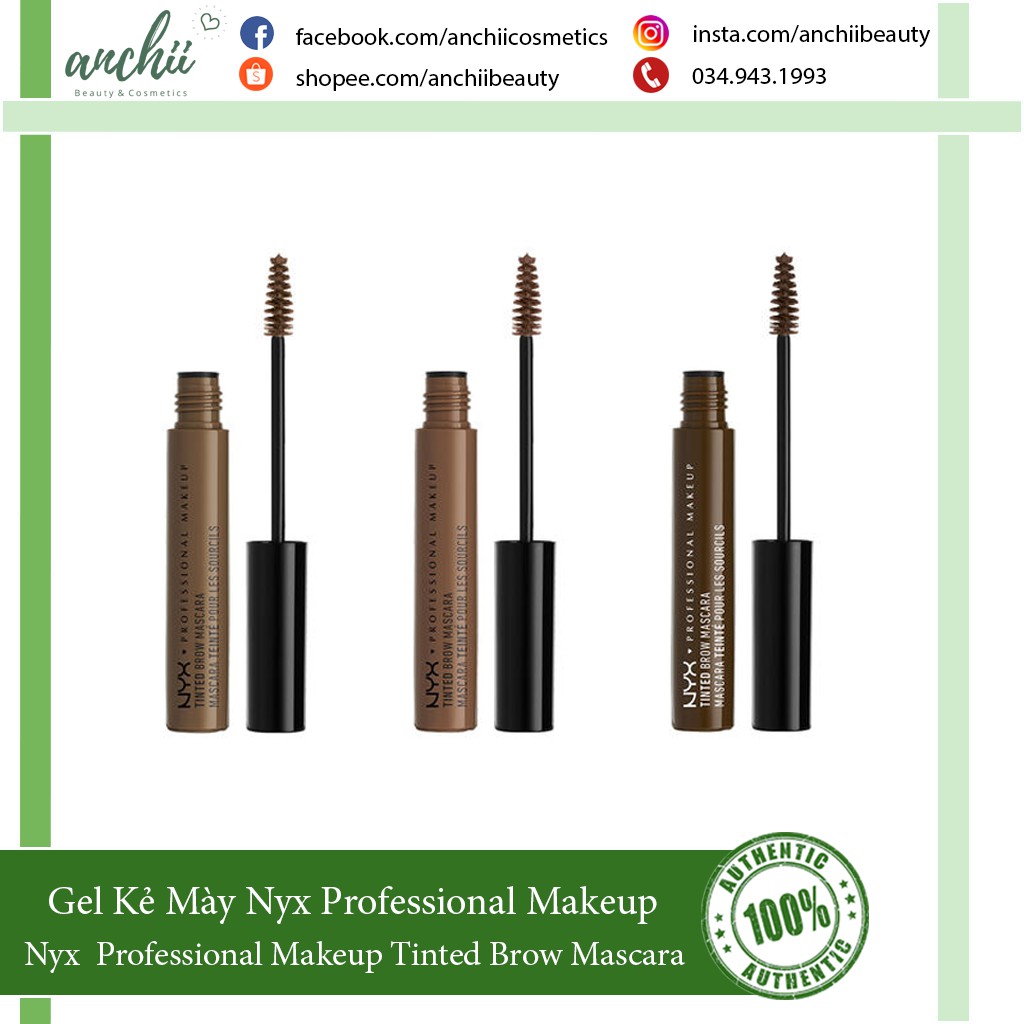 [TOP 1 UY TÍN] Gel Kẻ Mày Nyx Tinted Brow Mascara