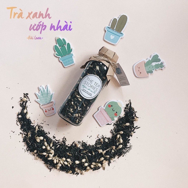 Trà xanh ướp nhài thượng hạng - Trà The Tea Stories