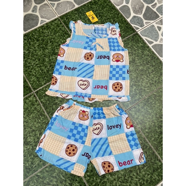 Bộ tole lanh đùi mặc nhà siêu mát