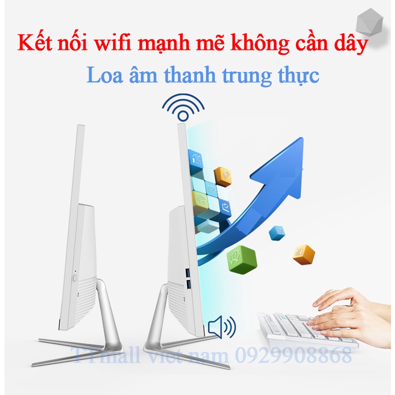 Trọn Bộ Máy Tính All In One Thế Hệ Mới Intel Core I5 Ram /Ram 4G /SSD M2 128G/ Tích hợp Webcam /Mic/Loa/wifi . | BigBuy360 - bigbuy360.vn