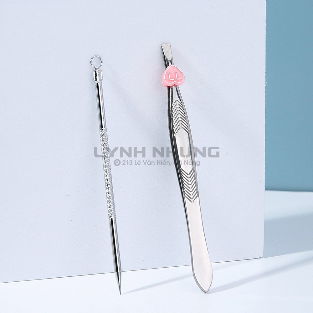 Set 02 nhíp và cây lấy mụn