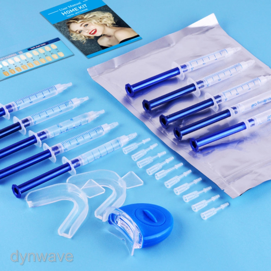 Professional Tooth Whitening Whitener Bleaching Kit 6 Gel+ 2 Tray+LED Light | BigBuy360 - bigbuy360.vn