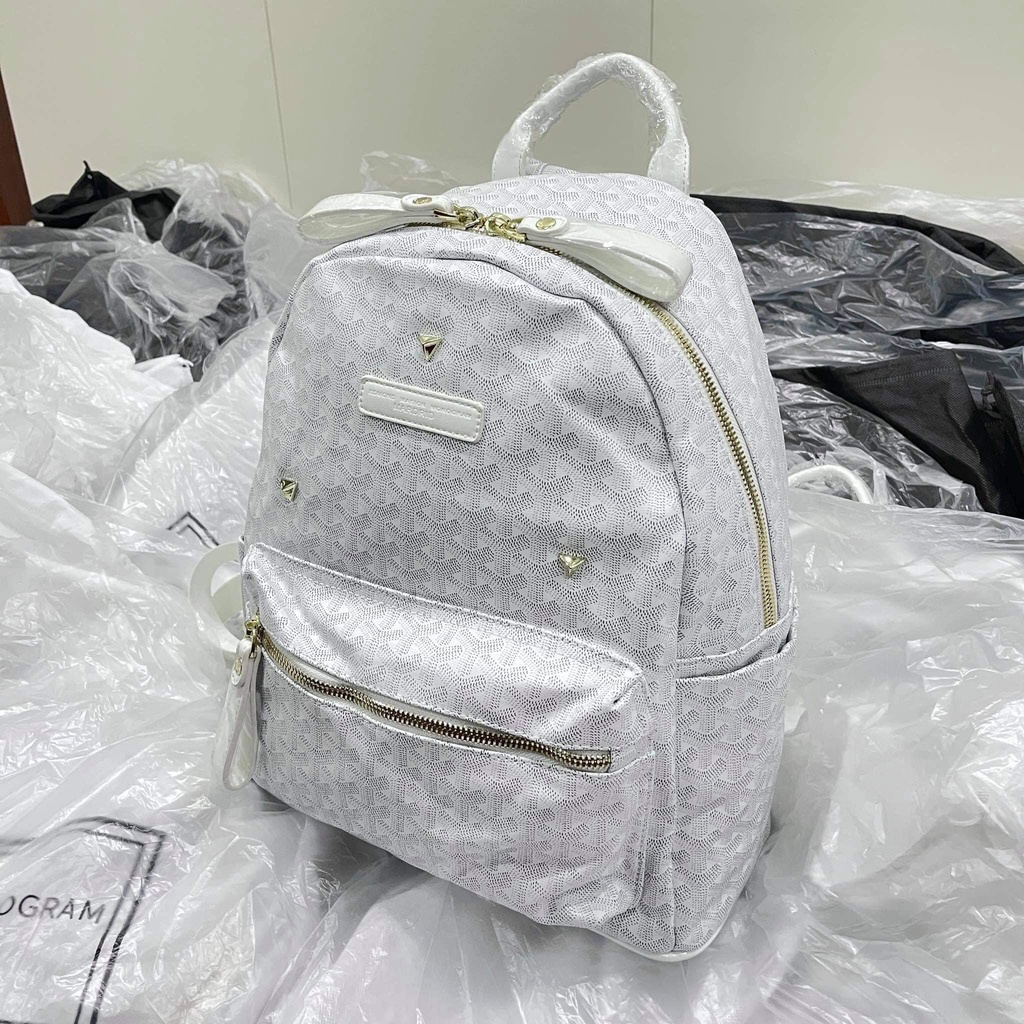 BALO EDMOND MASION BACKPACK HOẠ TIẾT MONOGRAM - Đầy Đủ Bao Bì Phụ Kiện Đi Kèm