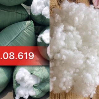 Combo 10kg bông gòn giá siêu rẻ nhồi gối và gấu bông