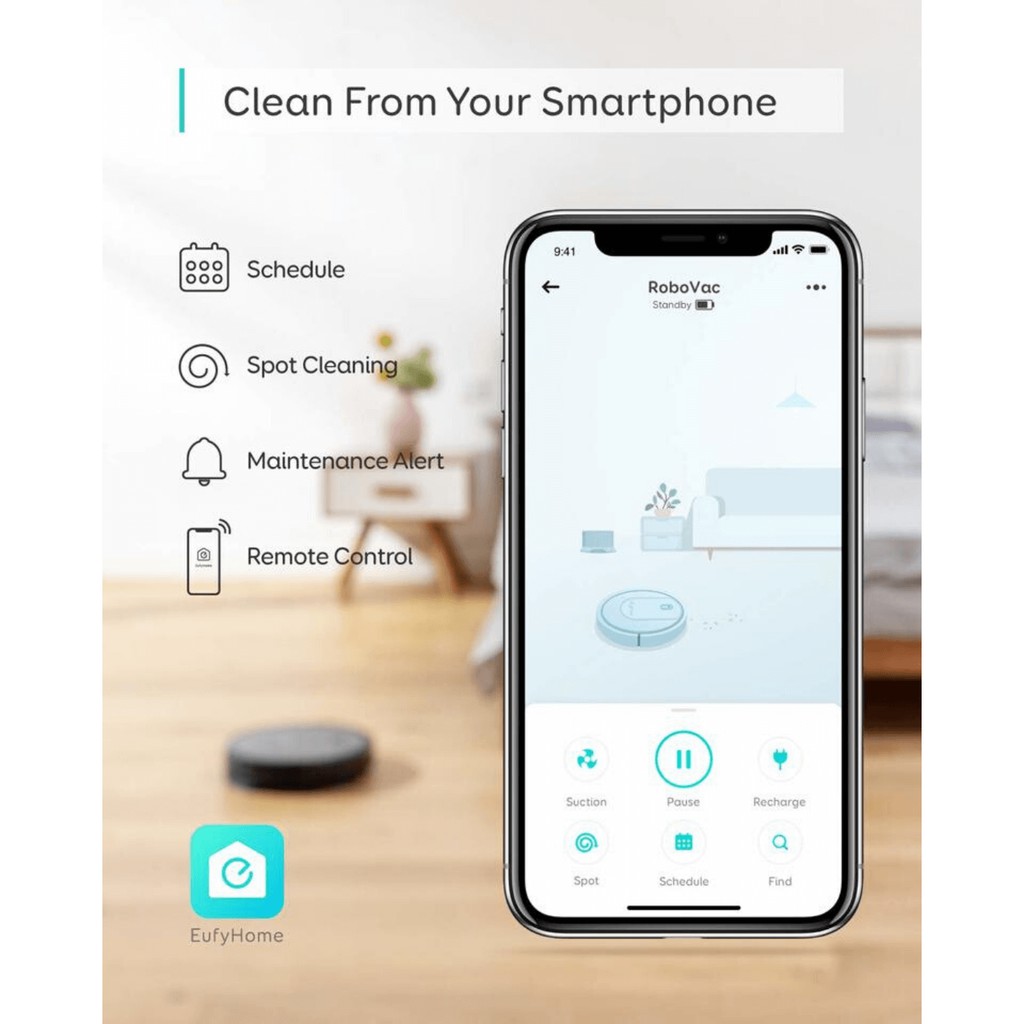 Robot hút bụi EUFY RoboVac G10 Hybrid (by Anker) - T2150 | BigBuy360 - bigbuy360.vn