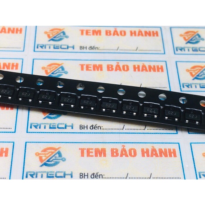 Combo 10 chiếc MMBF170LT1G kí hiêu 6Z Mosfet kênh N 0.5A 60V SOT-23