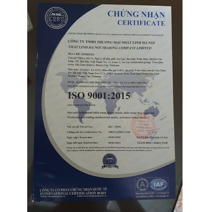 Hộp 50 Chiếc Khẩu Trang Y Tế AMI - Đủ Màu 4 Lớp, AMI 1xanh 4L [khẩu trang y tế]