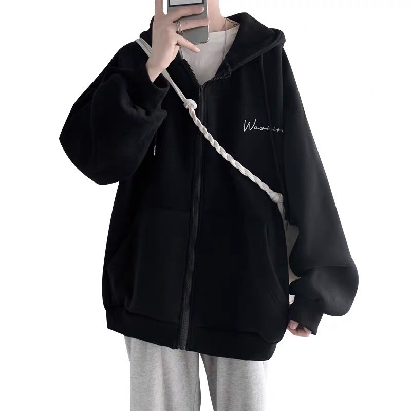 ÁO HOODIE NƯ FOM SIÊU TO NÓN LỚN PHỦ MÔNG THỜI TRANG