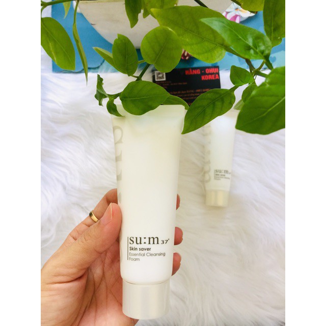 [CHÍNH HÃNG] Sữa rửa mặt Dành Cho Da Dầu Sum37 Skin Saver Essential Cleansing Foam 40ml