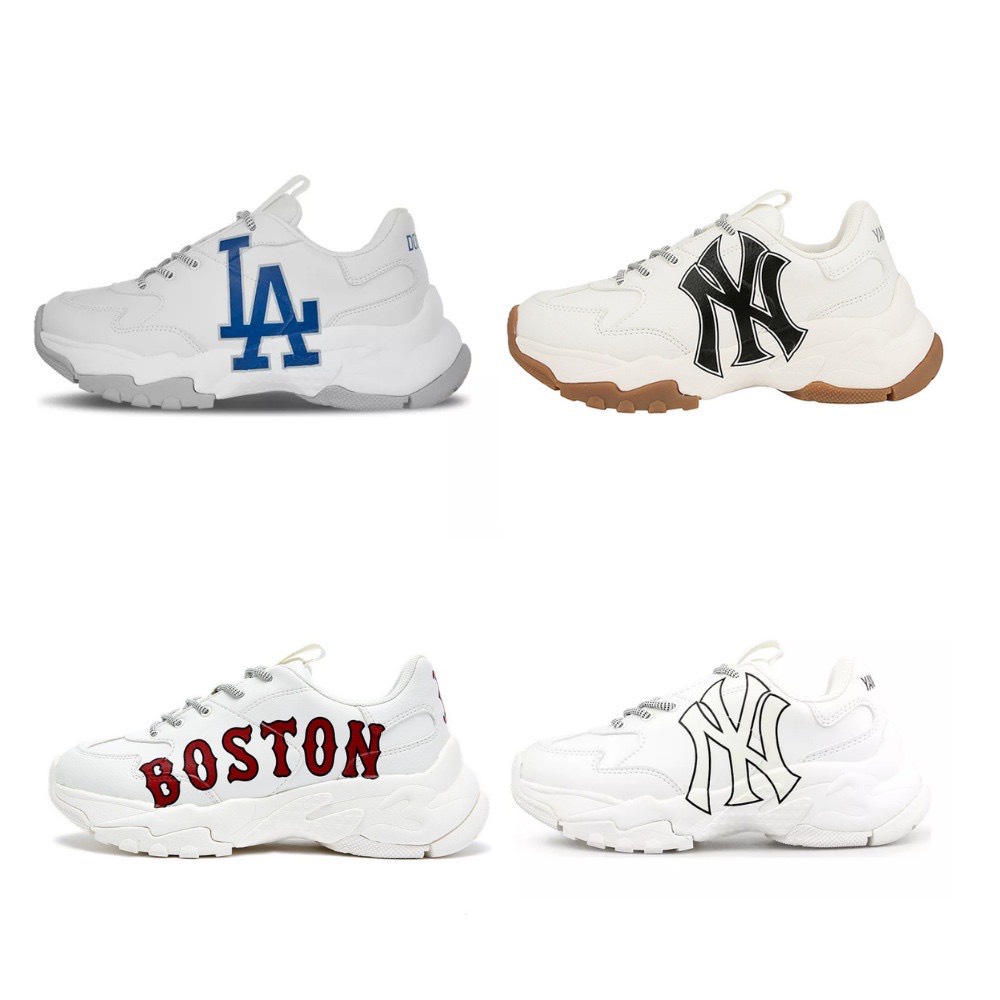 Giày Thể Thao MLB LA,NY Nam Nữ, Giày Sneaker Dodgers Đế Độn Tăng Chiều Cao Siêu Hot Siêu Xinh Full Size (36-43)