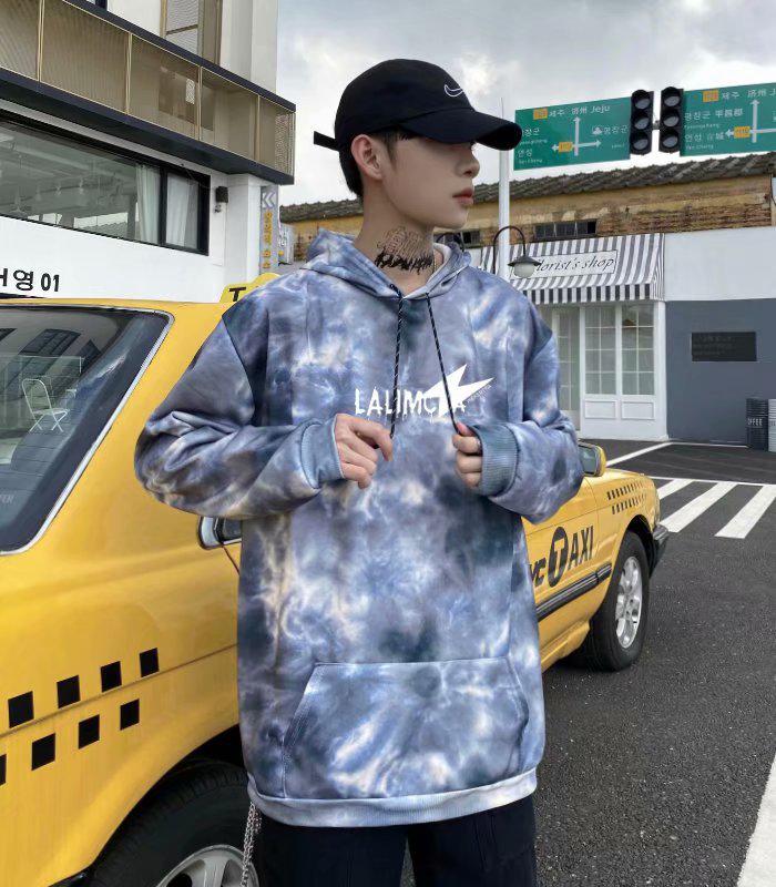 Áo Hoodie Tay Dài Phong Cách Hip Hop Đường Phố Cá Tính Trẻ Trung Cho Nam M-5Xl