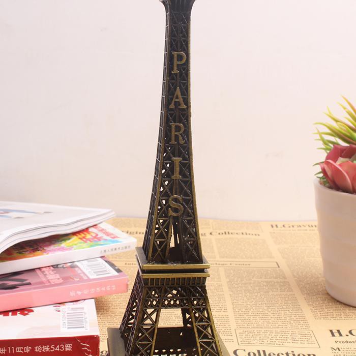 Tháp Eiffel Hợp Kim Mạ Đồng Cỡ Đại 25-32cm