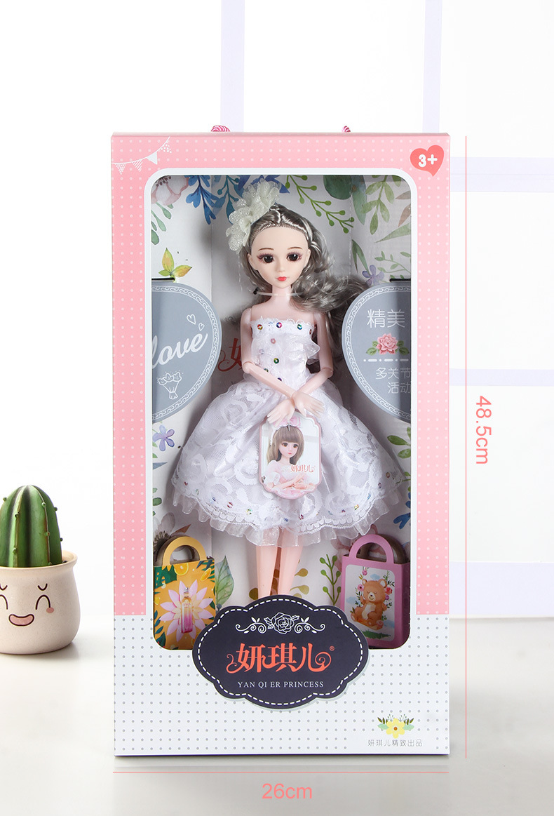 Búp Bê Công Chúa Barbie Mặc Đầm Dễ Thương Có Thể Chuyển Động 35cm 11 Khớp Cử Động