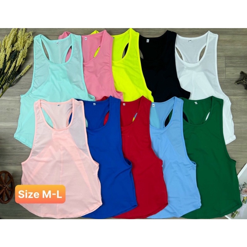 ÁO TANKTOP THỂ THAO LƯNG NƠ VẢI THUN LƯỚI SIÊU ĐẸP (CTR)